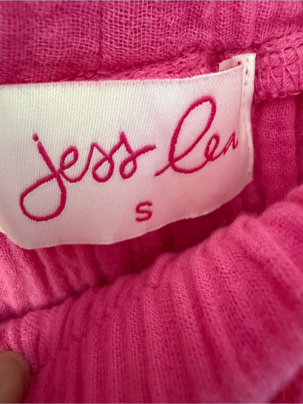 Joy~Luis High Waist Drawstring Shorts in Hot Pink top is XL and shorts are small - Picture 5 of 6